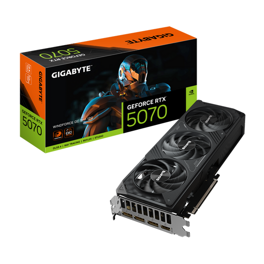 Gigabyte GeForce RTX 5070 WINDFORCE OC SFF 12GB GDDR7 192-bit PCIe 5.0 Desktop Graphics Card