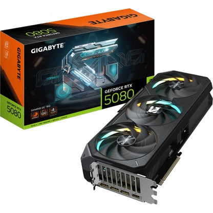 Gigabyte GeForce RTX 5080 GAMING OC 16GB GDDR7 256-bit PCIe 5.0 Desktop Graphics Card