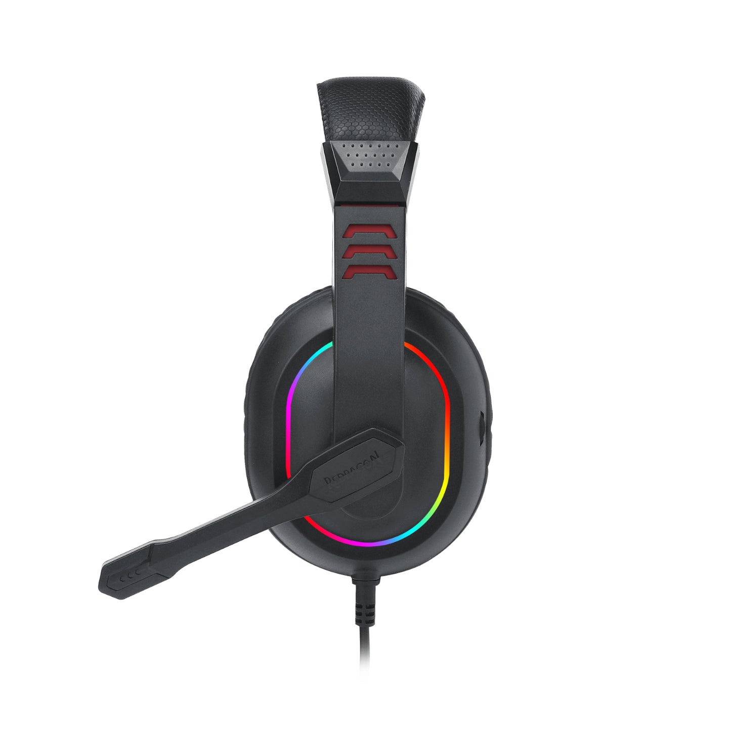 Redragon Over-Ear ARES Aux RGB Gaming Headset – Black