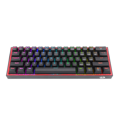 Redragon K617 FIZZ 60% Wired RGB Gaming Keyboard – Black