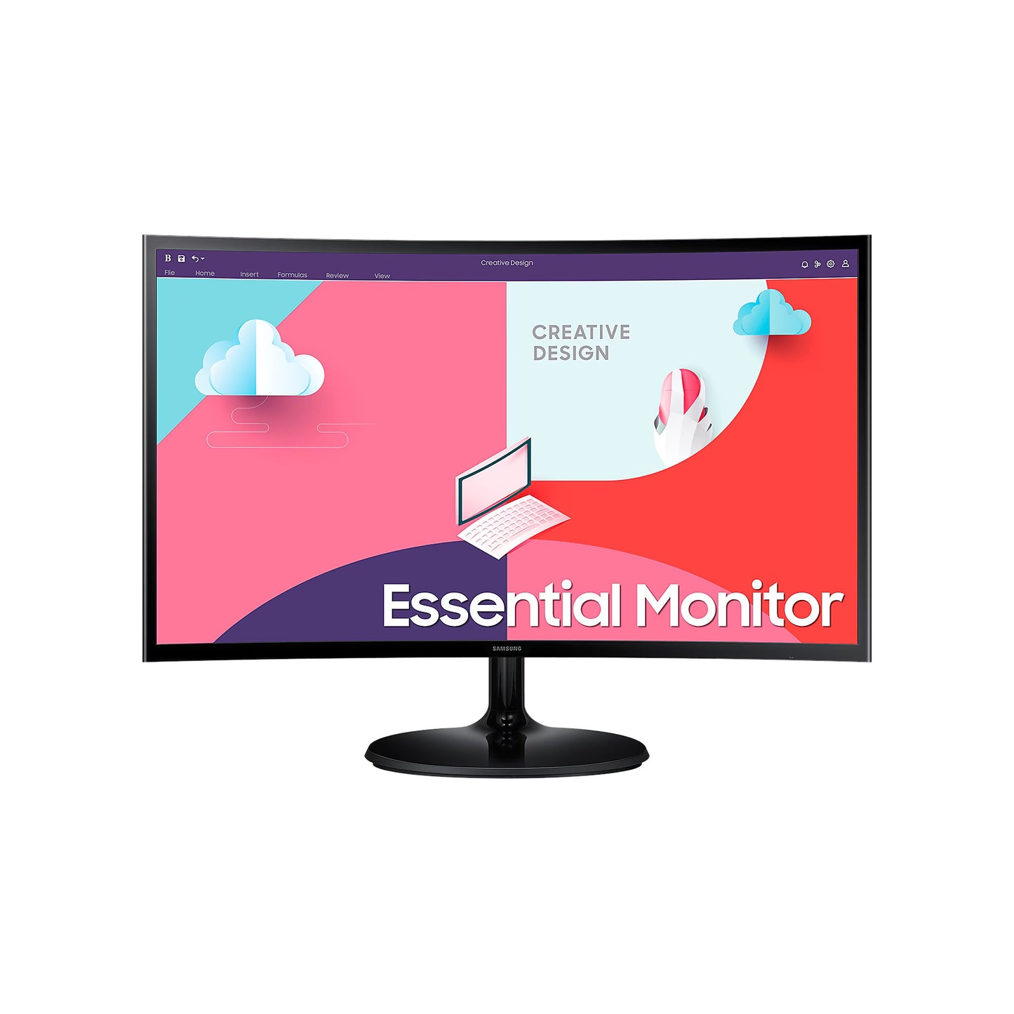 SAMSUNG 24″ VA Full HD 1920×1080 75Hz 4ms Curved Monitor