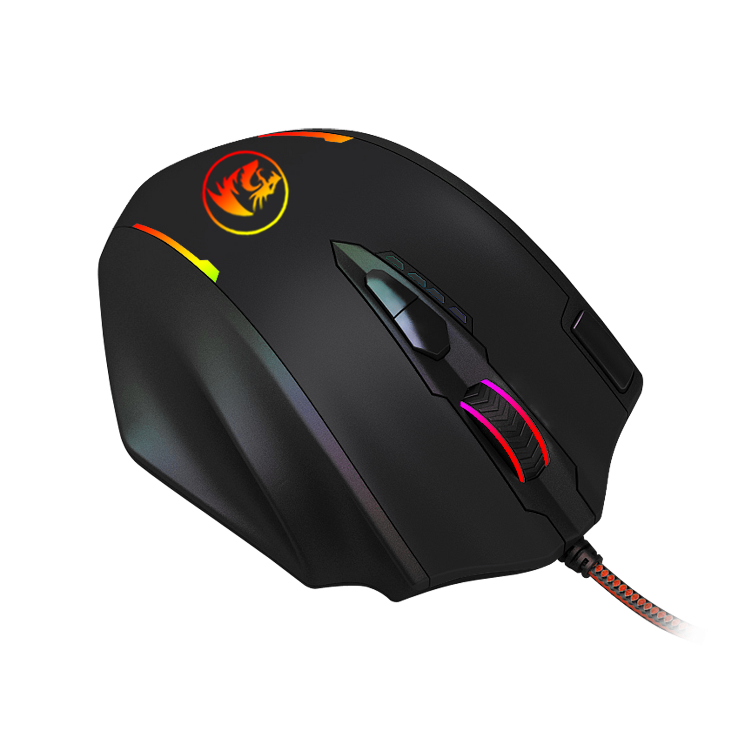 REDRAGON IMPACT 12400DPI MMO Gaming Mouse - Black