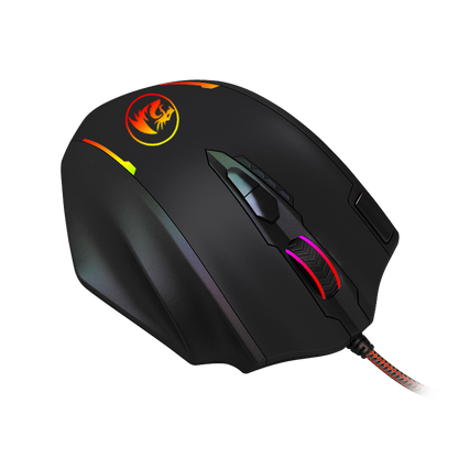 REDRAGON IMPACT 12400DPI MMO Gaming Mouse - Black