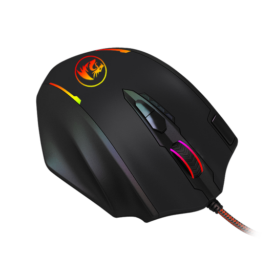 REDRAGON IMPACT 12400DPI MMO Gaming Mouse - Black