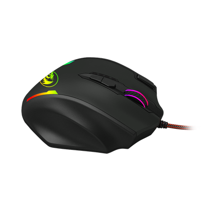 REDRAGON IMPACT 12400DPI MMO Gaming Mouse - Black