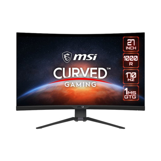 MSI QD 27″ Gaming Monitor 2560 x 1440 (QHD) Rapid VA with Quantum Dot 1 ms 170Hz FreeSync Premium HDR Ready 1000R HDMI DisplayPort Tilt and Height Adjustable