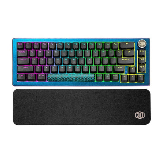 Cooler Master MK721 30th Anniversary Edition Chameleon Colorway Accents 65% Kailh Box V2 Brown Wireless Gaming Keyboard