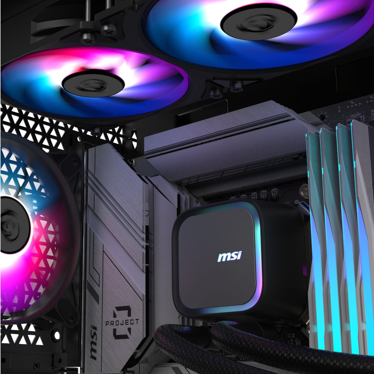 MSI MAG Coreliquid A13 240 AIO Liquid CPU Cooler – Black