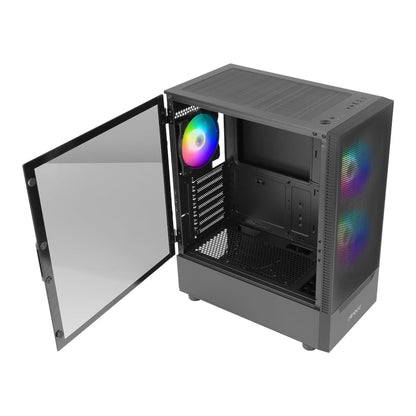 Antec NX410 V2 ATX | Micro-ATX | ITX ARGB Mid-Tower Gaming Chassis – Black