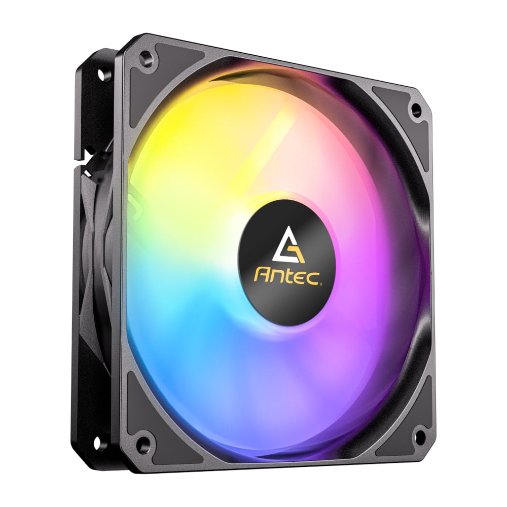 Antec P12 PWM 120mm ARGB Reverse Case Fan – Black