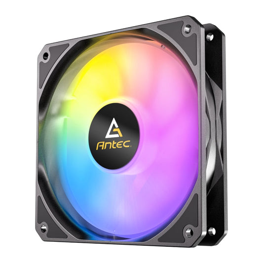 Antec P12 PWM 120mm ARGB Reverse Case Fan – Black