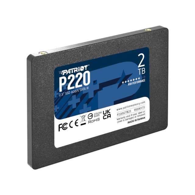 Patriot P220 2TB 2.5″ SSD