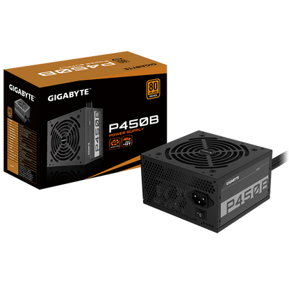 Gigabyte GP-P450B 450W 80 Plus Bronze Non-Modular Black Desktop Power Supply