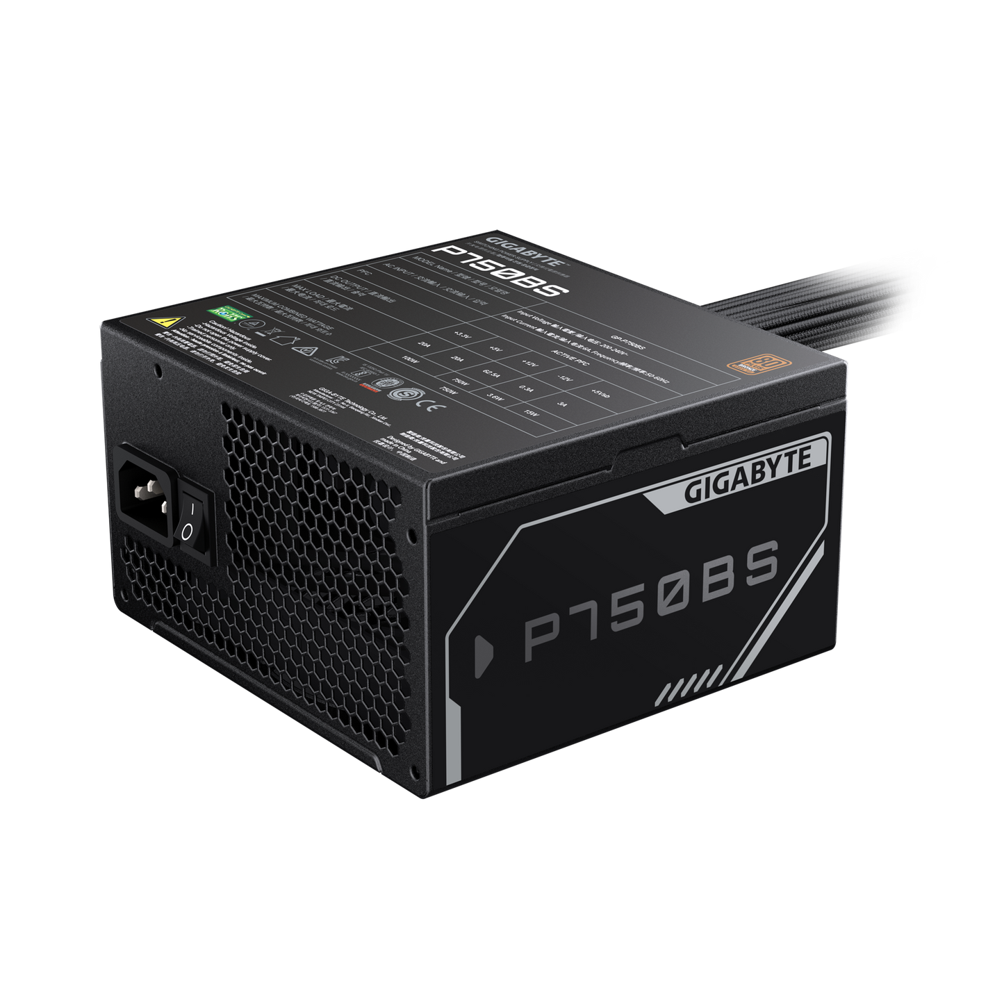 Gigabyte GP-P750BS 750W 80 PLUS Bronze Non-Modular ATX Power Supply