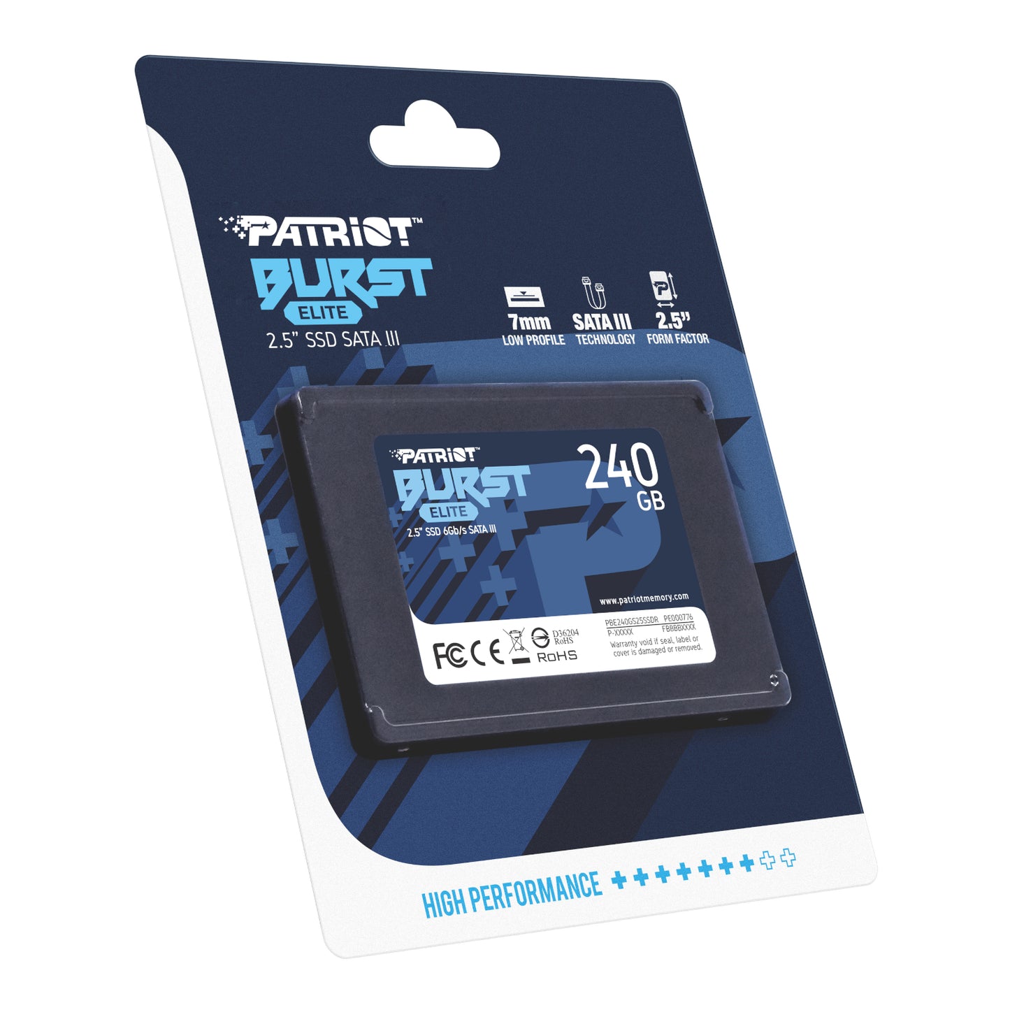 Patriot Burst Elite 240GB 2.5″ SATA III SSD