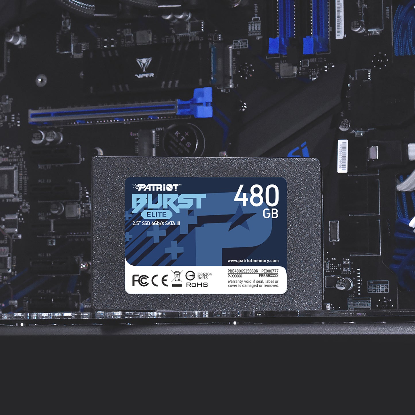 Patriot Burst Elite 480GB 2.5″ SATA III SSD