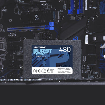 Patriot Burst Elite 480GB 2.5″ SATA III SSD