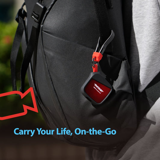 Patriot PDP31 1TB Type-C Portable SSD - Red / Black