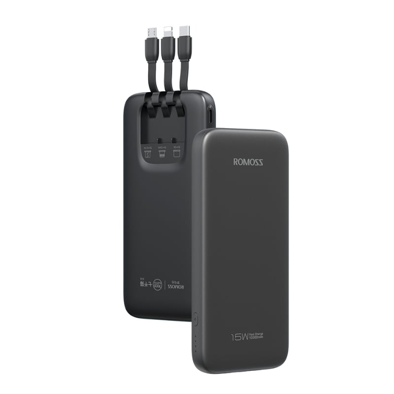 Romoss Power Bank 10000mAh 15W Black