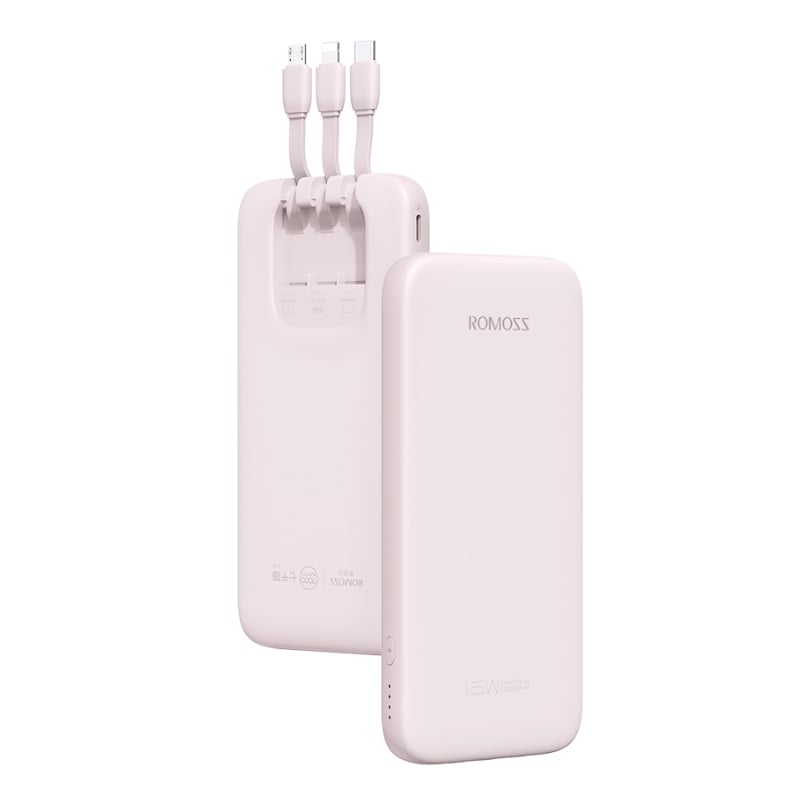 Romoss Power Bank 10000mAh 15W Pink