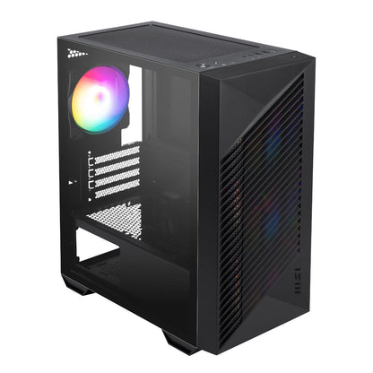 MSI PRO FORGE M050A Micro-ATX Gaming Chassis – Black