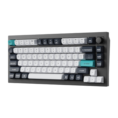 Keychron Q1 Max QMK/VIA RGB Wireless Custom Mechanical Keyboard (Gateron BANANA Switches) – Black