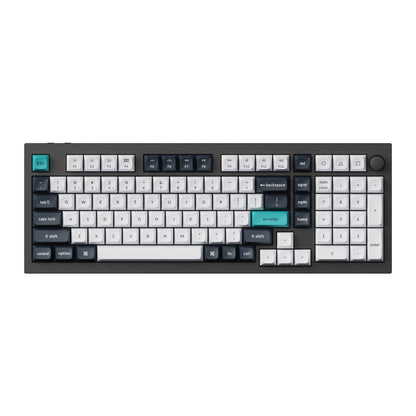 Keychron Q5 Max QMK/VIA Full-size Wireless Custom Mechanical Keyboard (Banana Switches) – Carbon Black