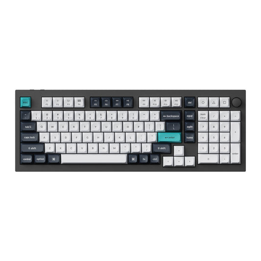 Keychron Q5 Max QMK/VIA Full-size Wireless Custom Mechanical Keyboard (Banana Switches) – Carbon Black