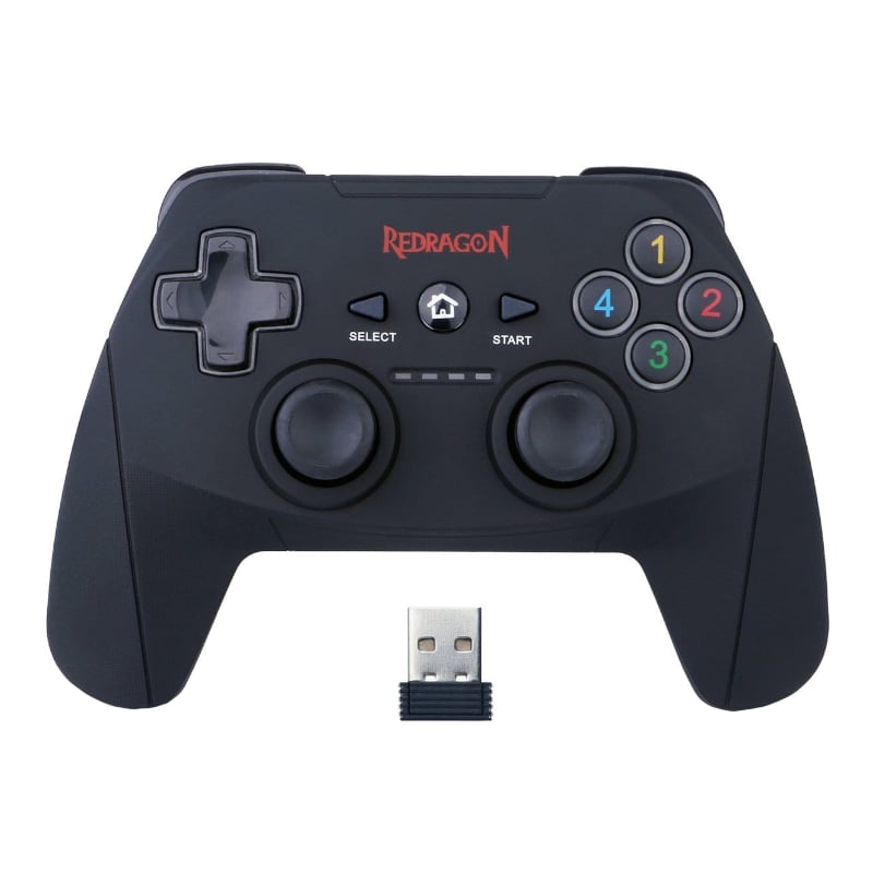 Redragon HARROW Wireless X/D-input(Digital/Analog) PC Controller - Black