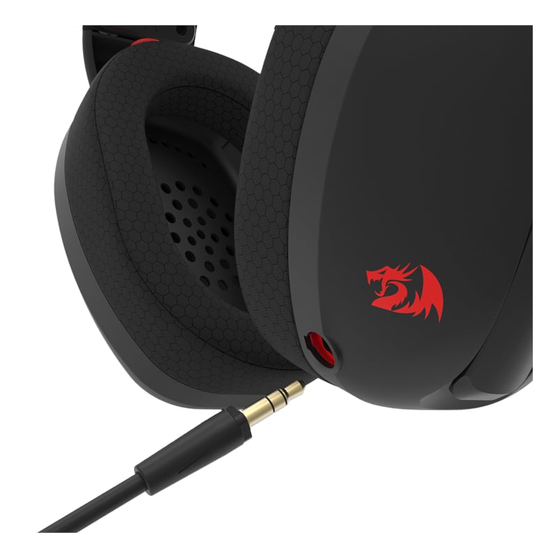 REDRAGON Over-Ear IRE BT5.2 Wireless Gaming Headset – Black