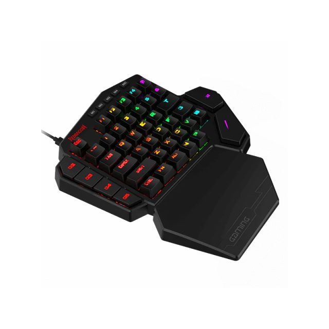 REDRAGON Diti Elite Pro One-Handed RGB Wireless Mechanical Gaming Keyboard – Black