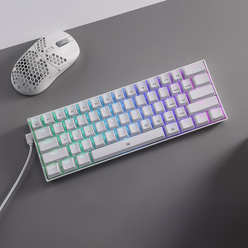 REDRAGON DRAGONBORN Wired Mechanical Keyboard RGB 67Key Design – White