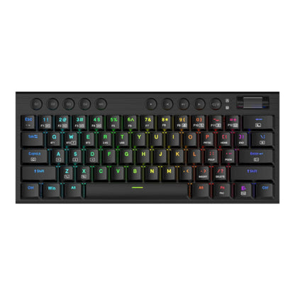 REDRAGON Horus Mini Pro 61Key Wireless Bluetooth Red Switch RGB Low Profile Gaming Mechanical Keyboard – Black