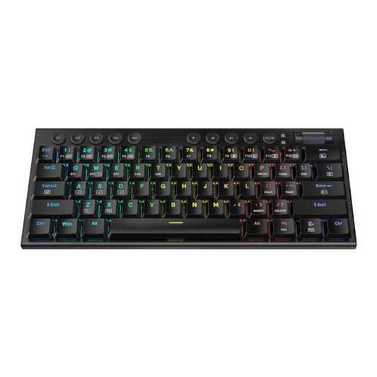 REDRAGON Horus Mini Pro 61Key Wireless Bluetooth Red Switch RGB Low Profile Gaming Mechanical Keyboard – Black