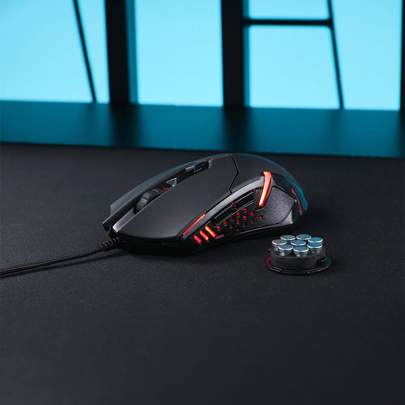 REDRAGON CENTROPHORUS 7200DPI RGB Gaming Mouse – Black