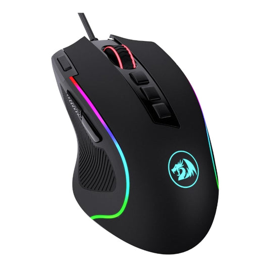 REDRAGON PREDATOR 4000DPI RGB Ergo Gaming Mouse – Black