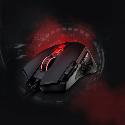 REDRAGON PREDATOR 4000DPI RGB Ergo Gaming Mouse – Black