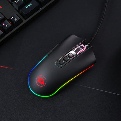 REDRAGON COBRA FPS 32000DPI RGB Gaming Mouse – Black