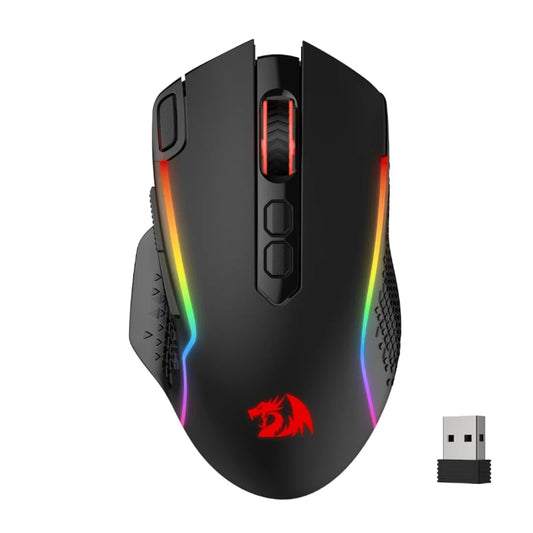 REDRAGON Taipan Pro 10000DPI RGB Wireless Gaming Mouse – Black