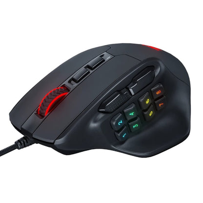 REDRAGON Aatrox 6200DP RGB MMO Gaming Mouse – Black