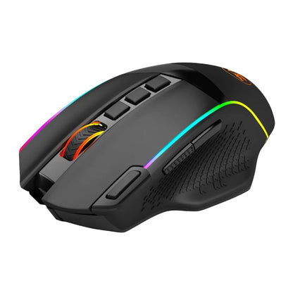 REDRAGON Enlighten 19000DPI RGB Wireless Gaming Mouse – Black