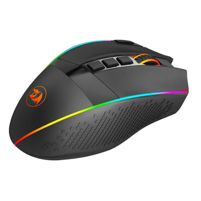 REDRAGON Enlighten 19000DPI RGB Wireless Gaming Mouse – Black