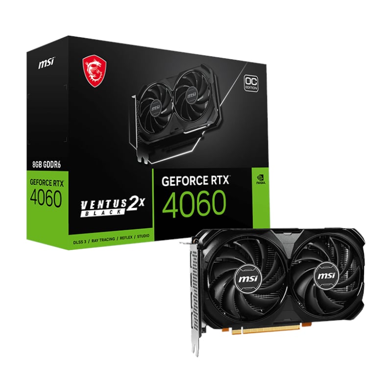 MSI Nvidia GeForce RTX 4060 8GB Ventus 2x GDDR6X