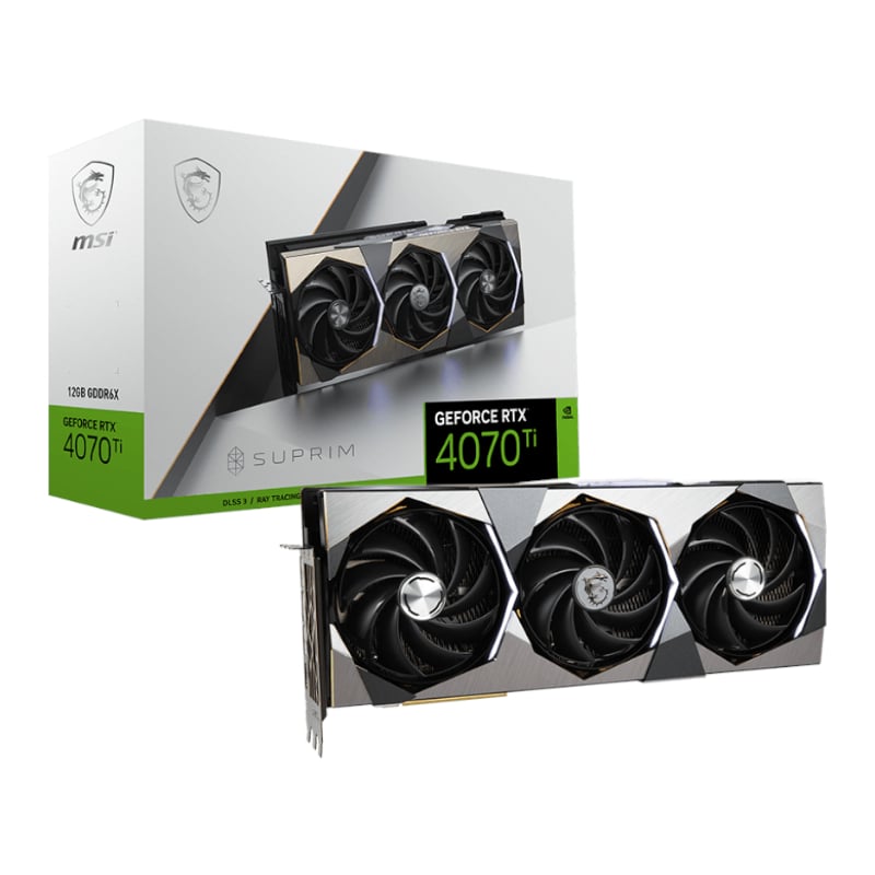 MSI Nvidia GeForce RTX 4070Ti Suprim 12GB GDDR6X