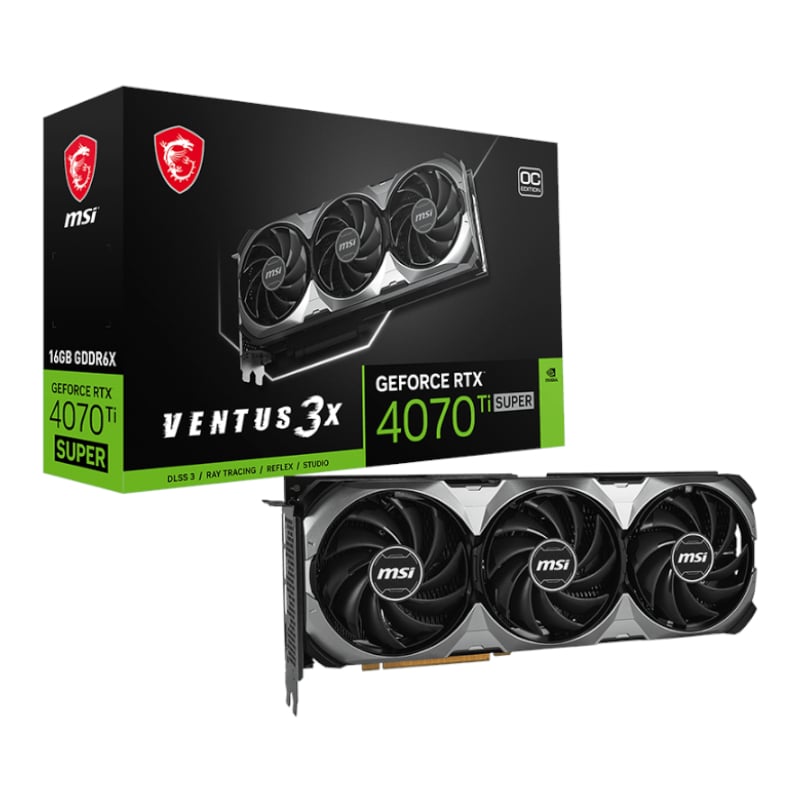 MSI Nvidia GeForce RTX 4070Ti Super Ventus 3x OC 16GB