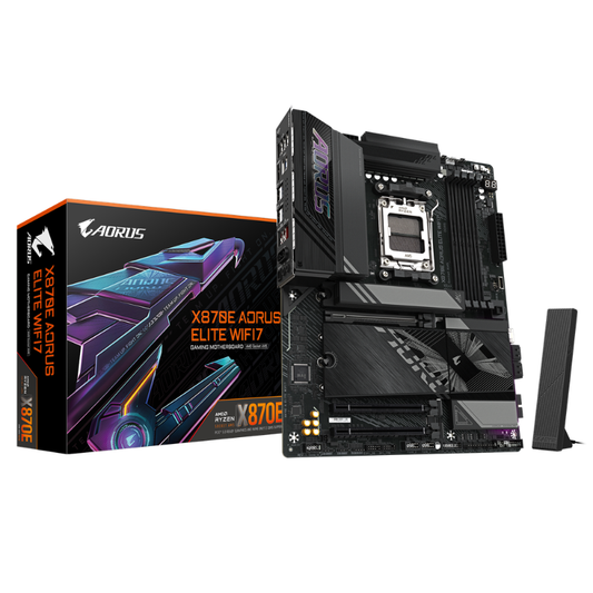 Gigabyte X870E AORUS ELITE WIFI7 AMD X870E Ryzen Socket AM5 ATX Desktop Motherboard