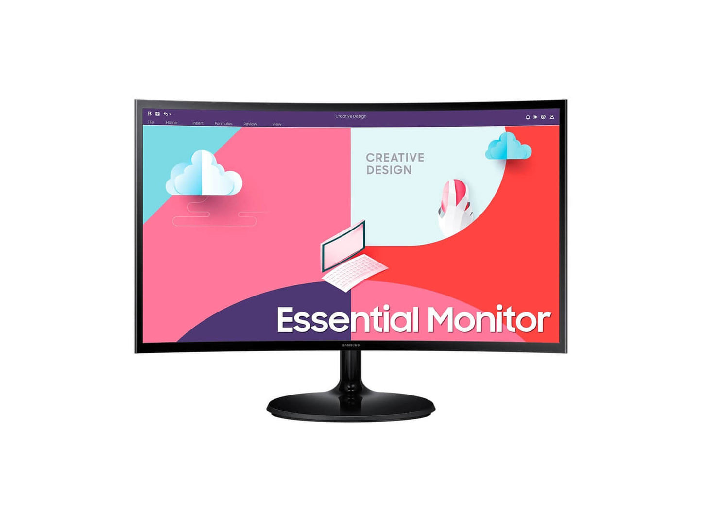 SAMSUNG 24″ VA Full HD 1920×1080 75Hz 4ms Curved Monitor