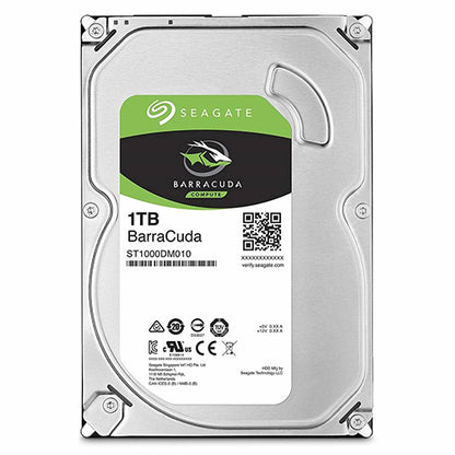 Seagate ST1000DM010 Barracuda 1TB 7200RPM SATA 6Gb/s 64MB Cache 3.5" Internal Hard Drive