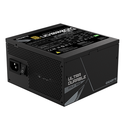 Gigabyte 1000W PCIe 5.0 12VHPWR 80 Plus Gold Fully Modular Black ATX Desktop Power Supply