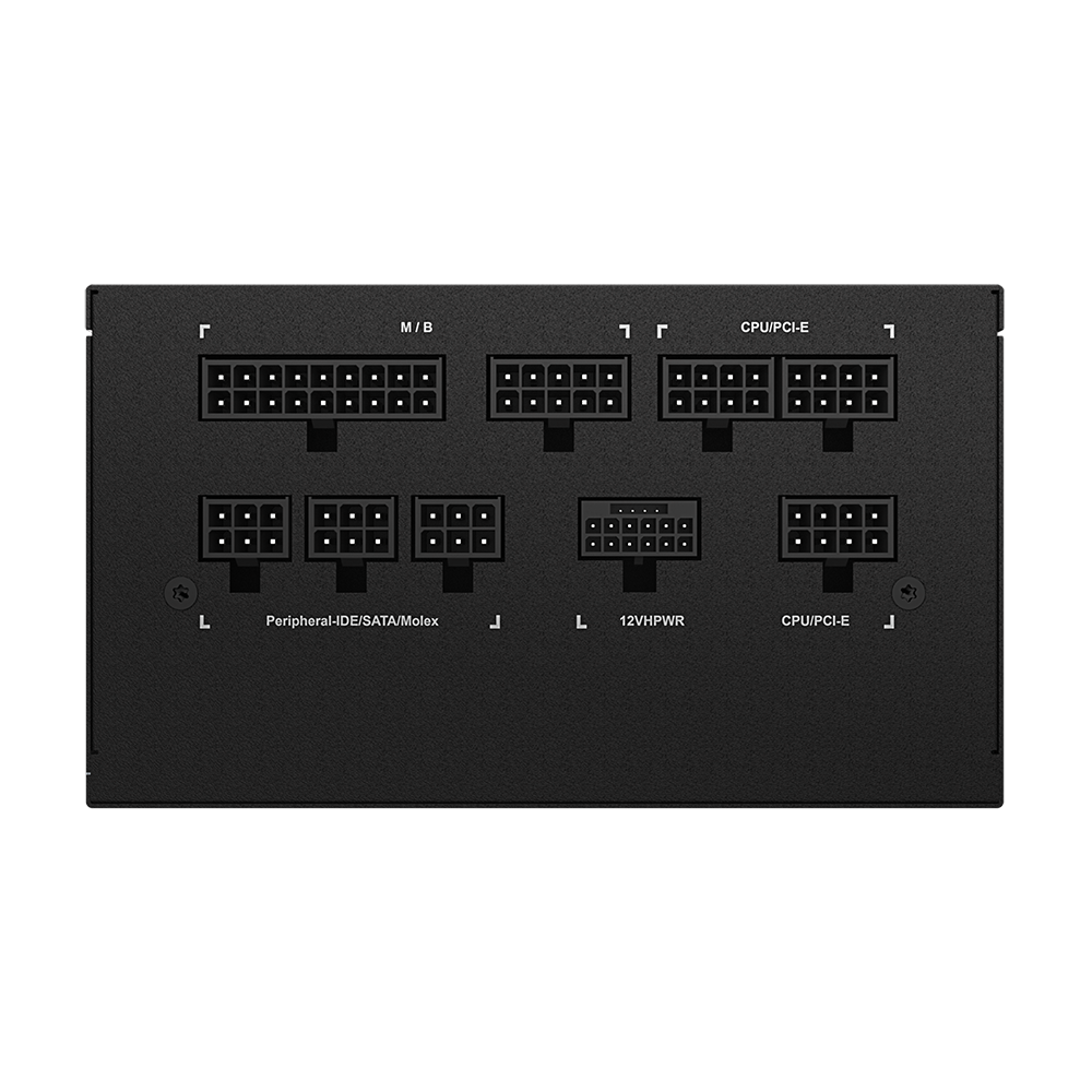 Gigabyte 1000W PCIe 5.0 12VHPWR 80 Plus Gold Fully Modular Black ATX Desktop Power Supply